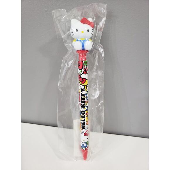 RARE 2012 Hello Kitty Side Retractable‎ Ballpoint Pen Click School Supply - Picture 1 of 6